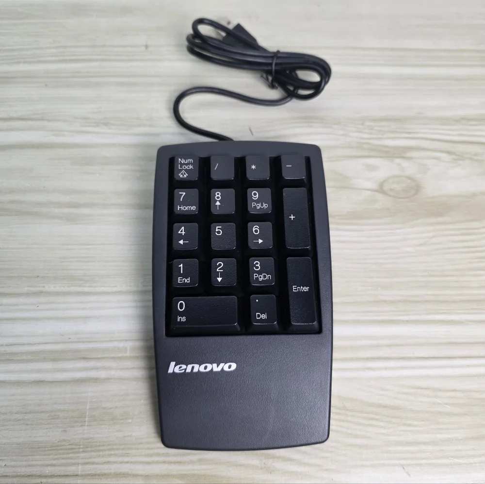 Lenovo USB Numeric Keypad, 10 Key By Touch